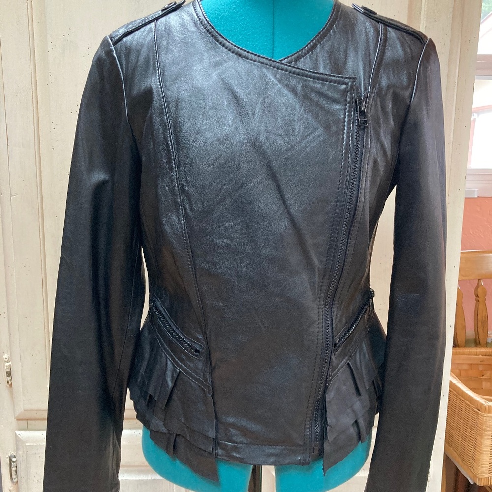 Rezreksha by Esther Chen Leather Jacket
